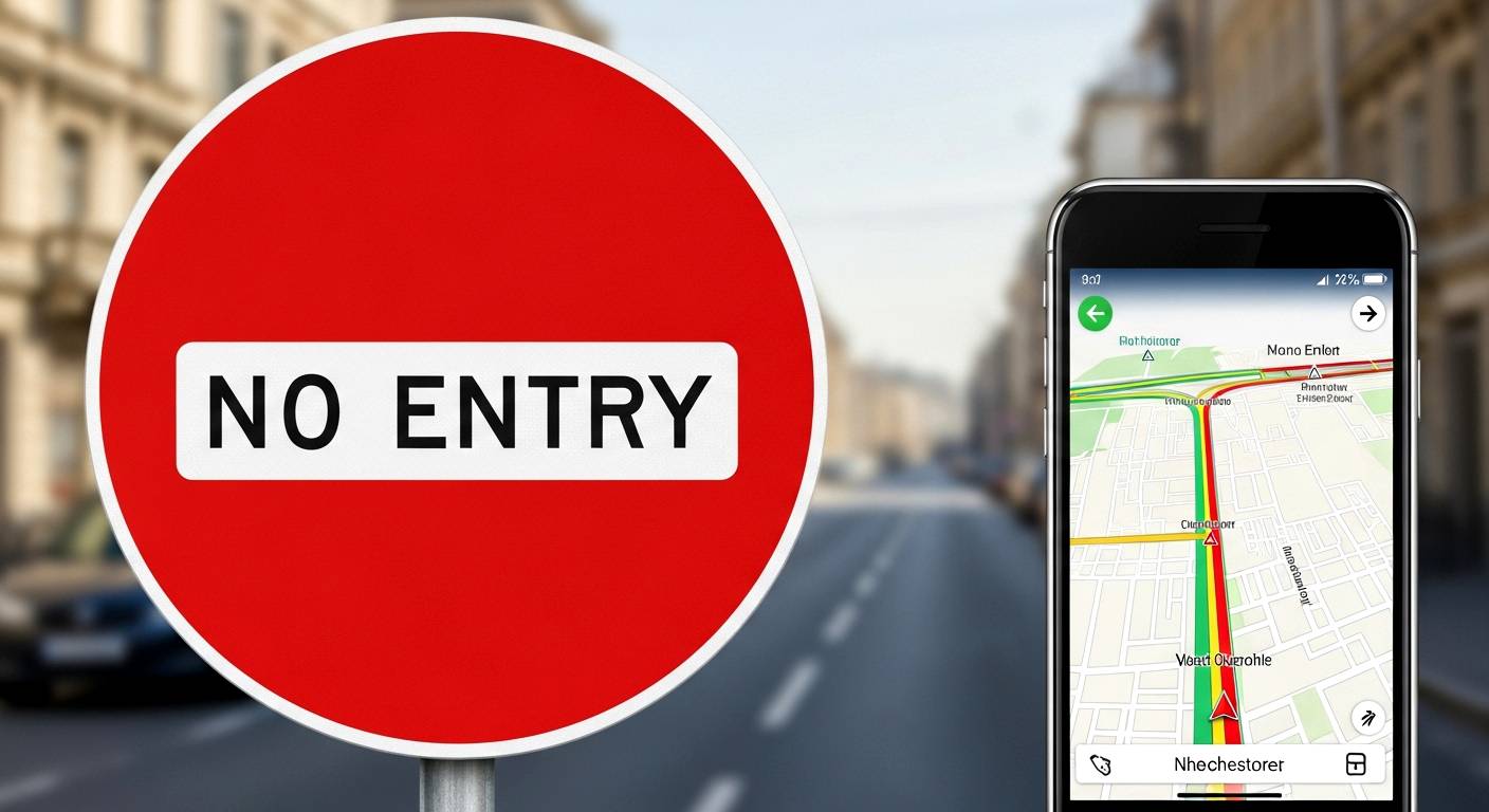 Что означает кирпич на навигаторе: разбираем дорожный знак