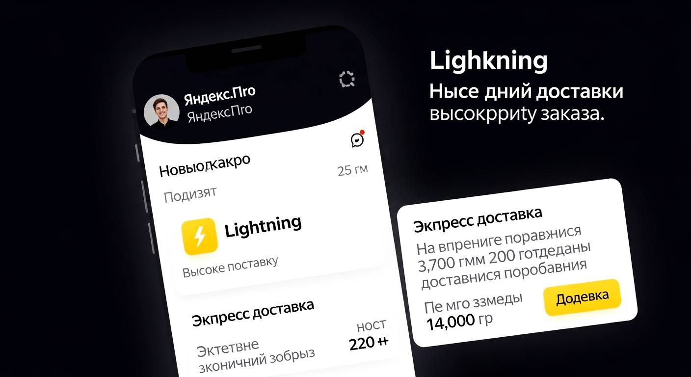 Что означает молния в Яндекс.Про для курьеров