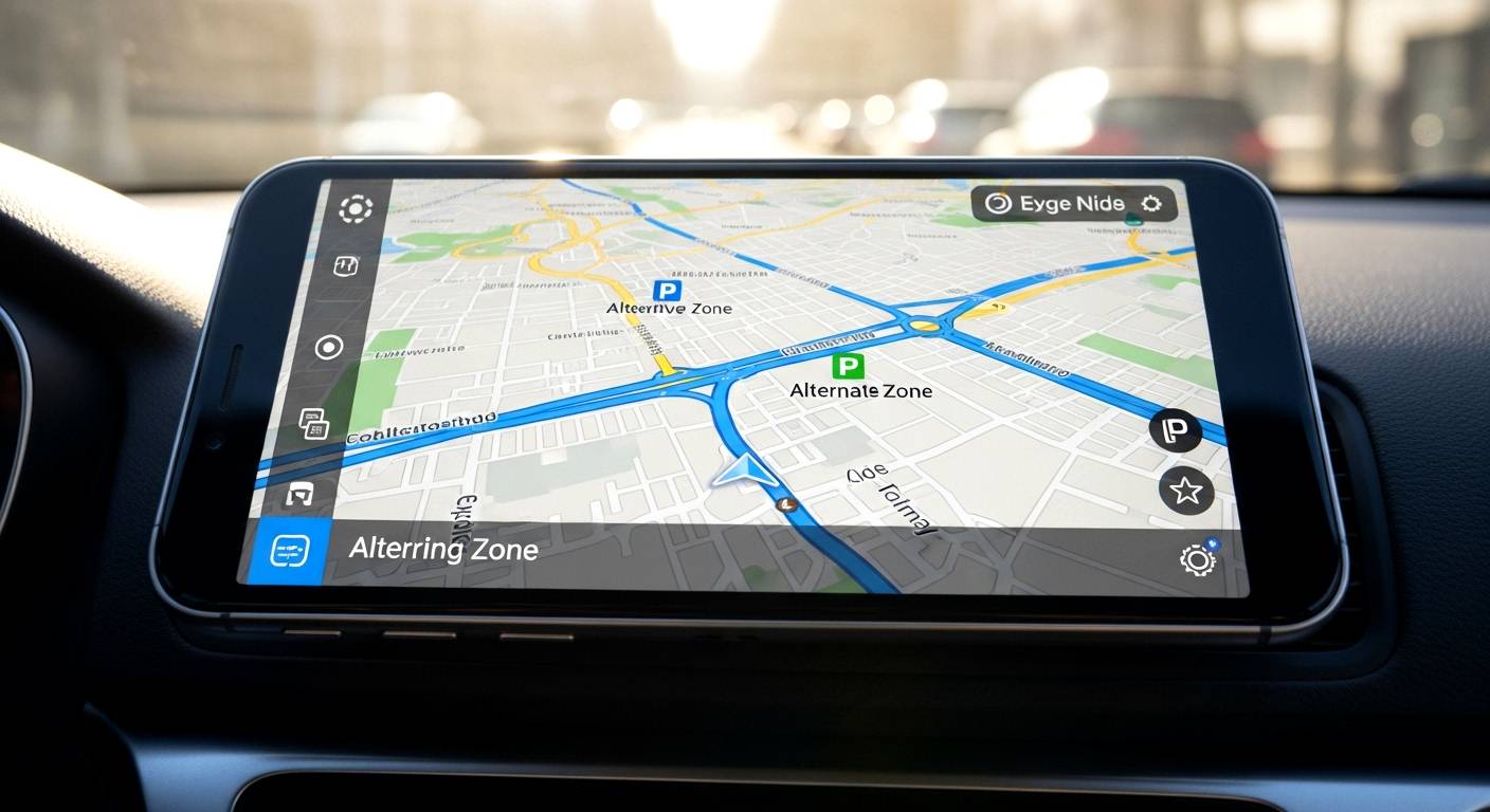 Что означает синяя дорога на карте и навигаторе