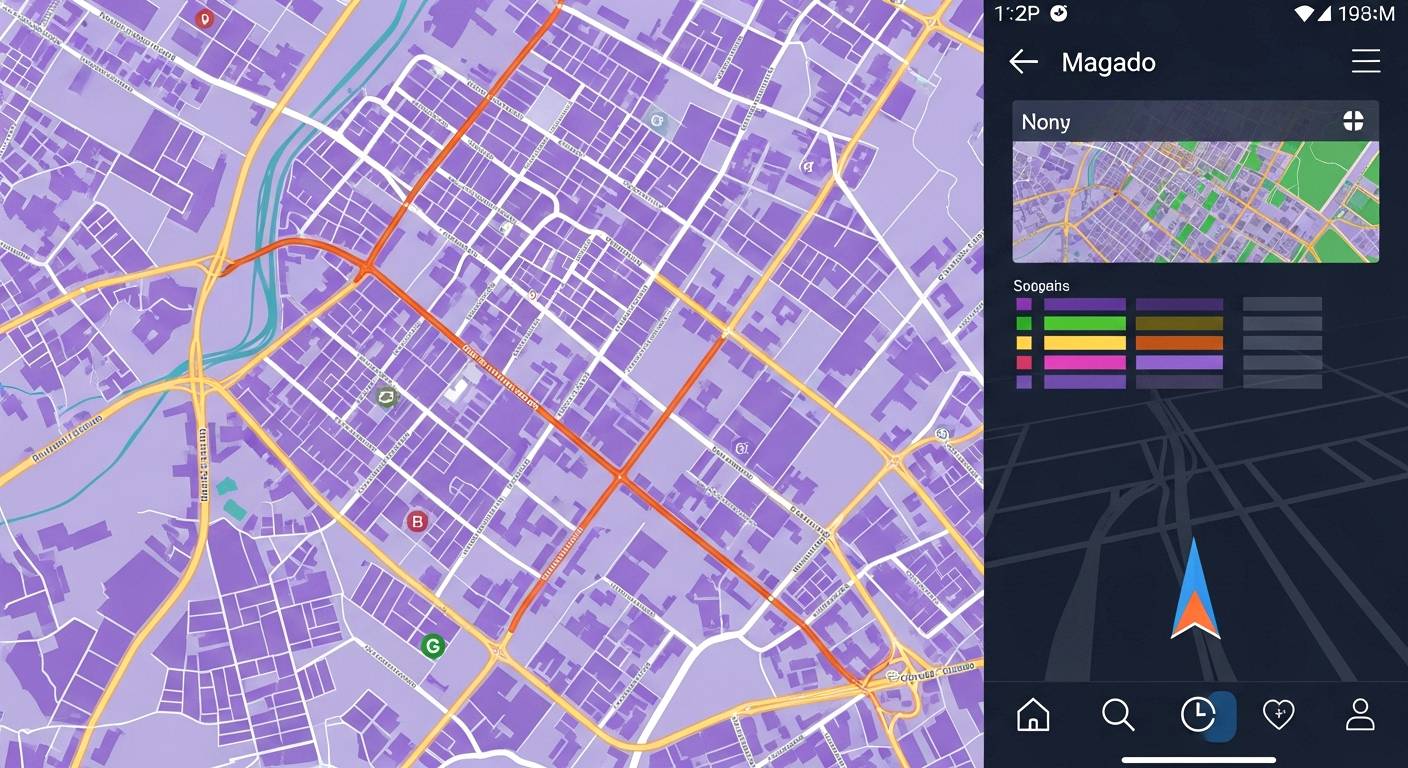 Что означают фиолетовые дороги в 2ГИС: разбираем цветовую схему навигатора