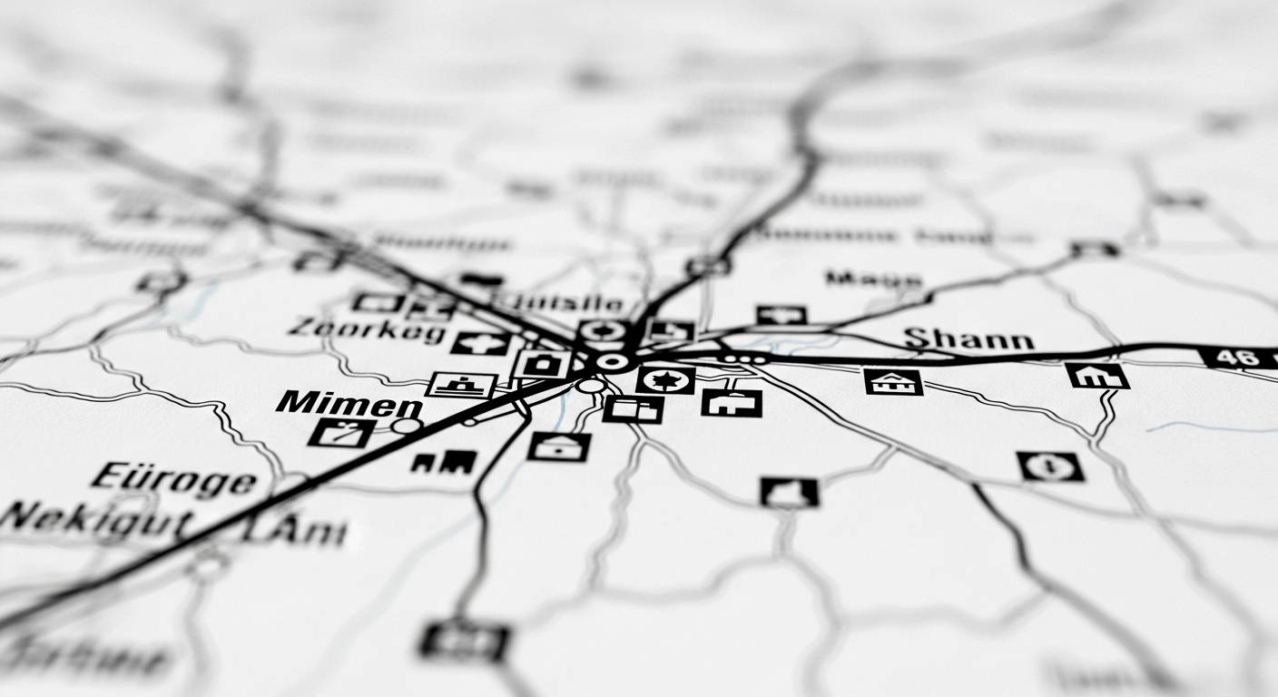 Что означает черный цвет на карте и почему он так важен для навигации