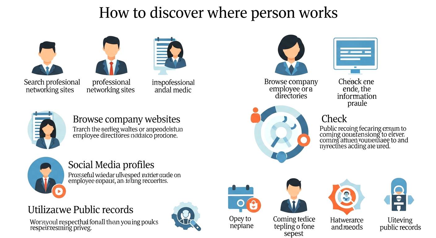 где можно узнать, где человек работает