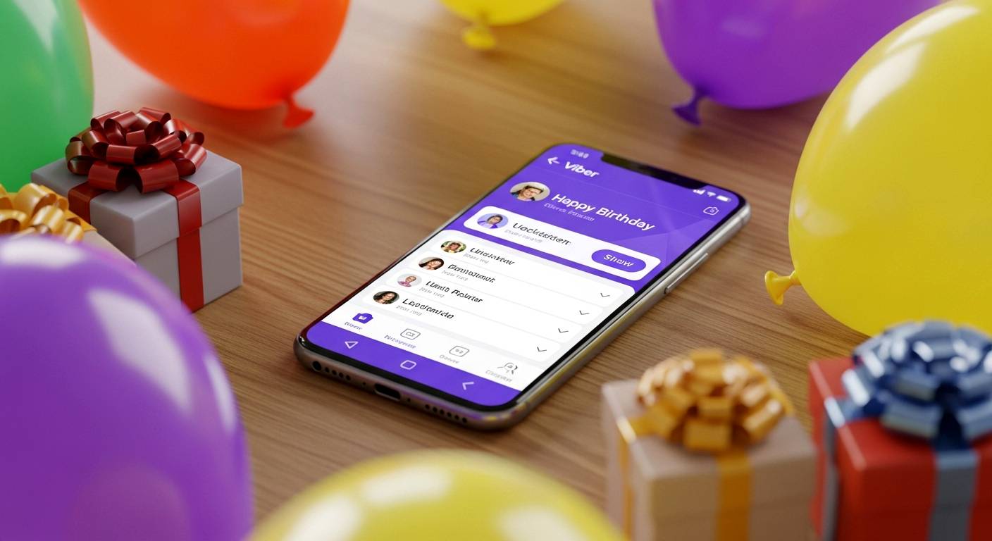 Как узнать когда у человека день рождения в Вайбере