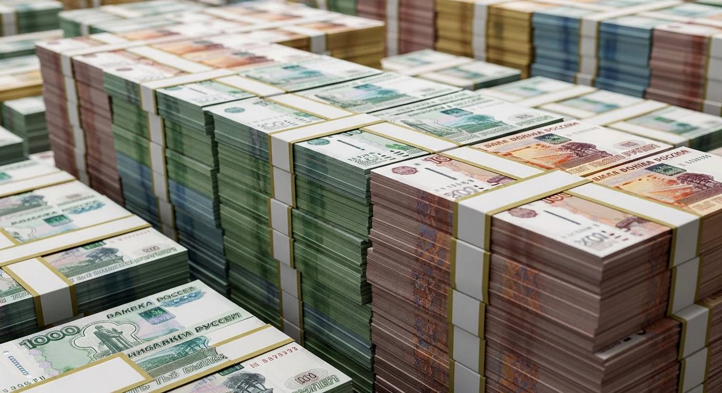 Как выглядит 1 000 000 000 рублей наличными